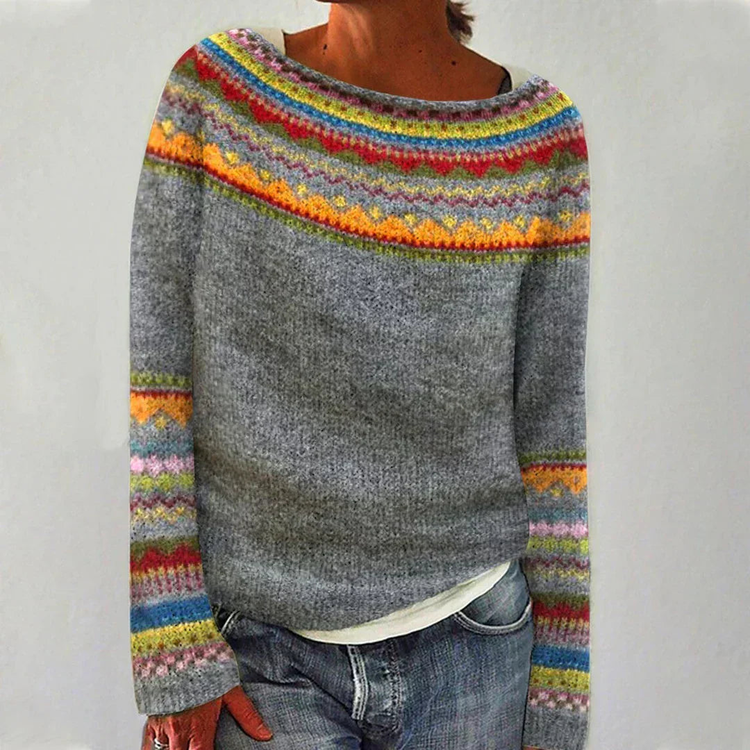 Drune | Gemütlicher Fair Isle Pullover