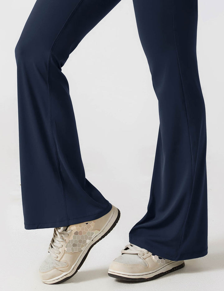 Drune | Hals Jumpsuit mit Ausgestellten Beinen | Elegantes und Figurbetontes Design
