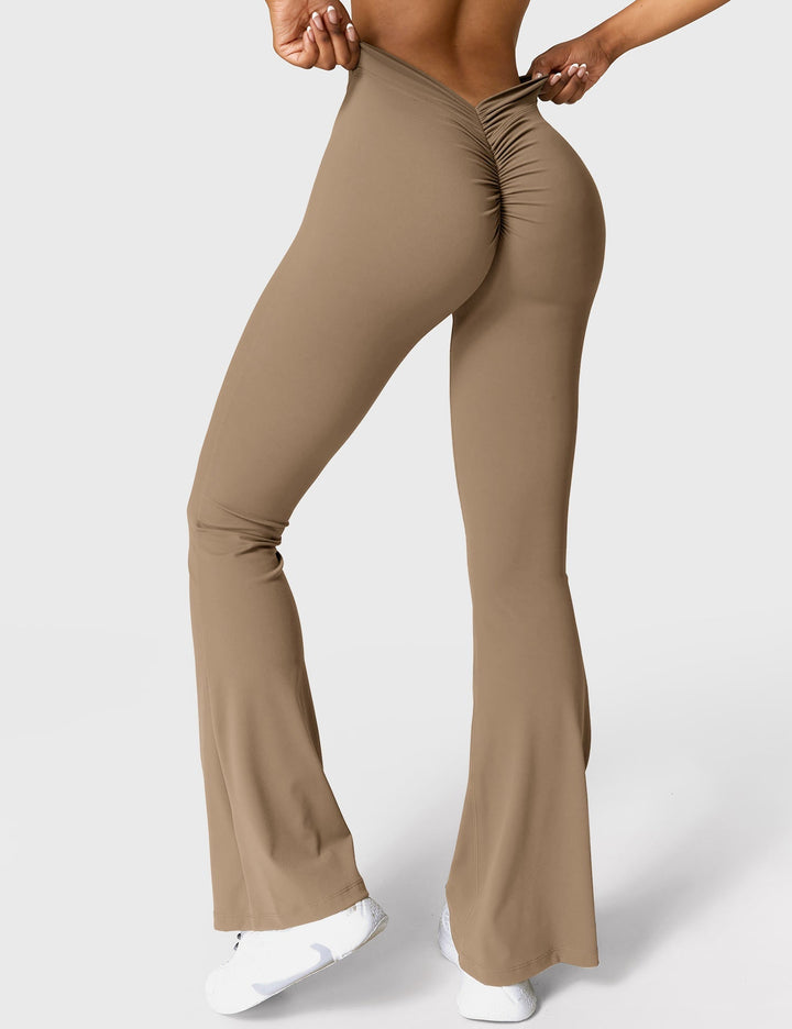 Drune | Ausgestellte Scrunch Leggings