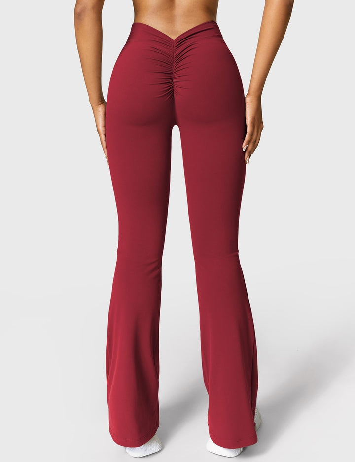Drune | Ausgestellte Leggings mit V-Ausschnitt