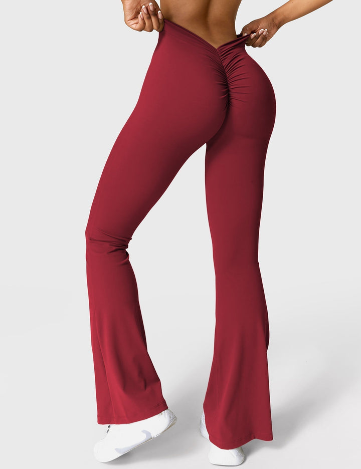 Drune | Ausgestellte Leggings mit V-Ausschnitt