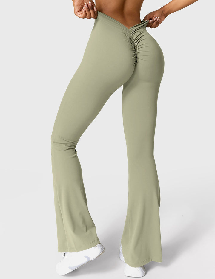 Drune | Ausgestellte Leggings mit V-Ausschnitt