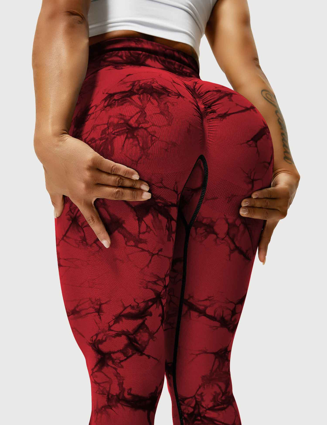 Drune | Damen Sport Leggings mit High Waist - Blickdicht, Figurformend & Komfortabel