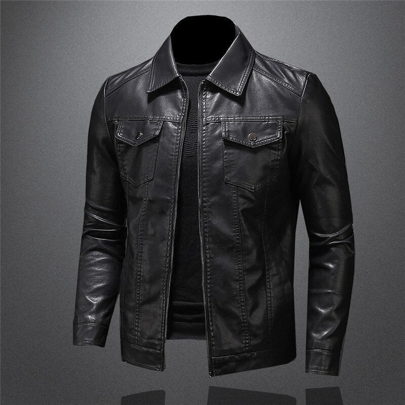 Drune | Klassische Lederjacke für Herren