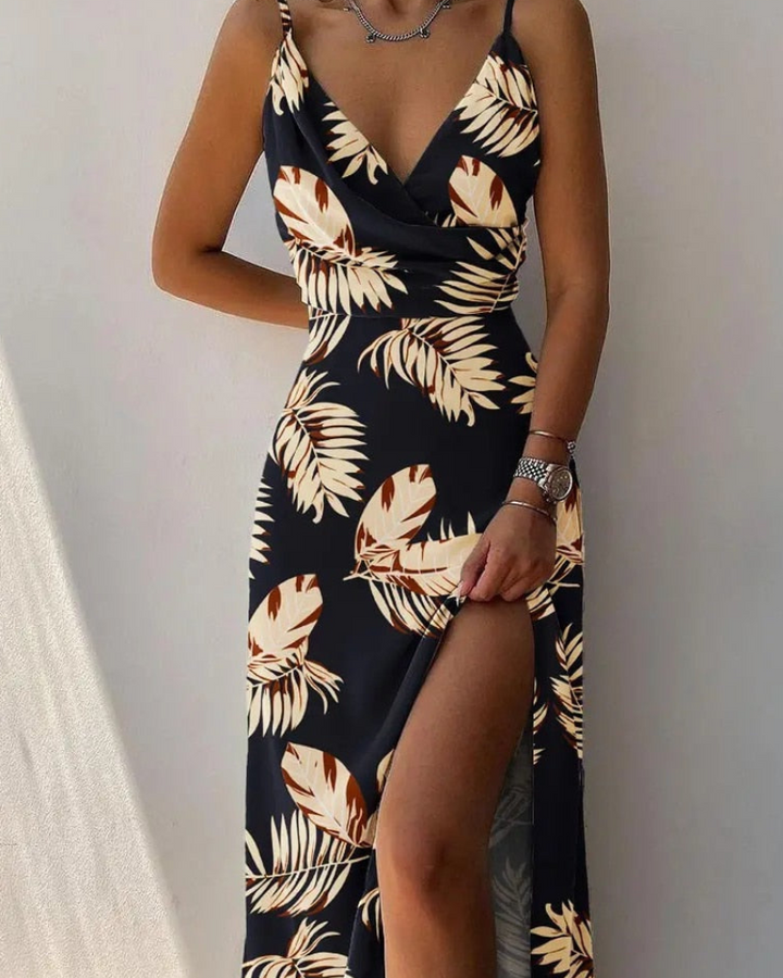 Drune | Kleid Mit Langem Schlitz Für Frauen