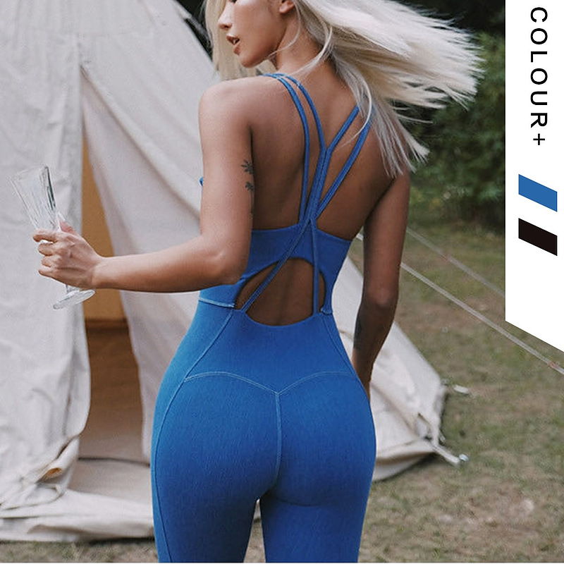 Drune | Yoga Sportliche Einteiler Bodysuits Fitness Training Kleidung