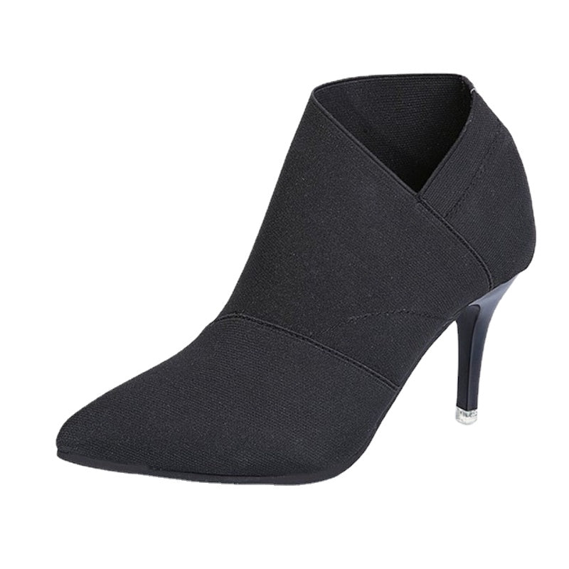 Drune | Damenschuhe für Jugendliche Höhe 8,5 cm Absatz Material Stiefel
