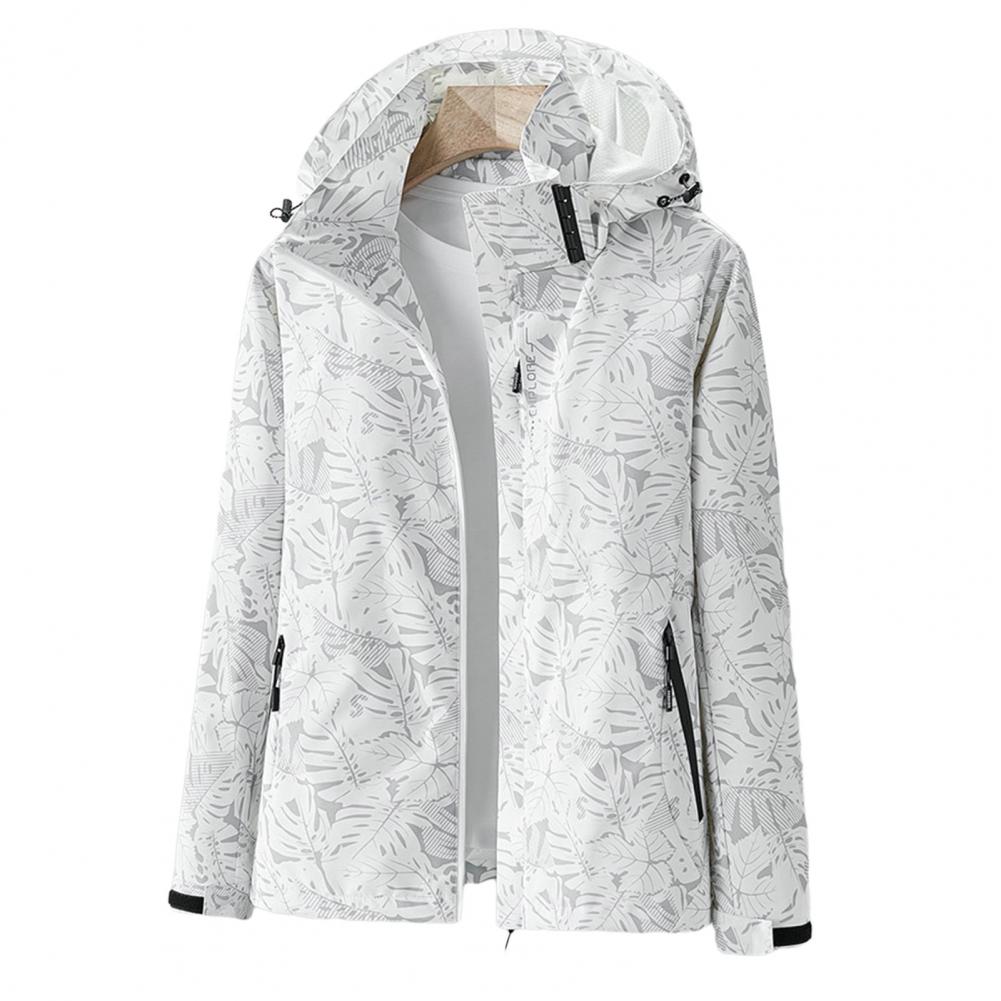 Drune | wasserdichte Outdoor-Jacke – Leicht mit Kapuze & Blumenmuster