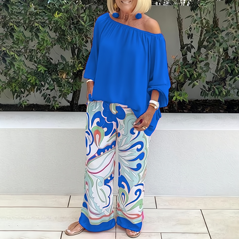 Drune | Bluse und Hose Set | Elegantes und Bequemes Zweiteiliges Outfit