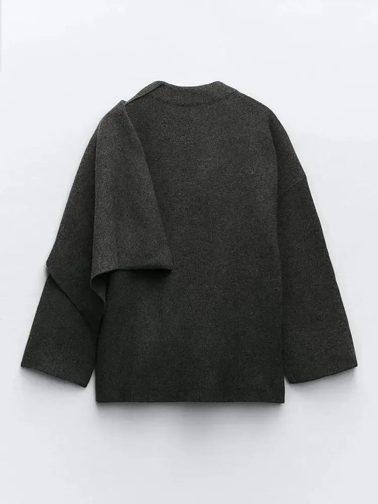 Drune | Elegante Cape Jacke Zeitloser Stil und Vielseitige Eleganz