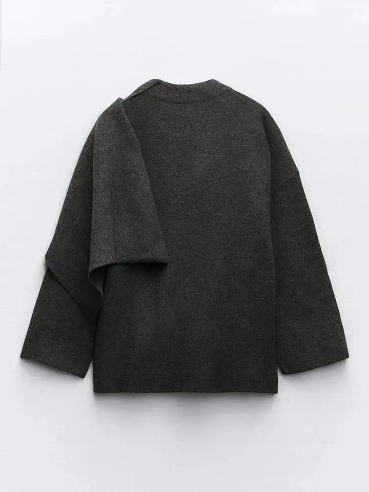 Drune | Elegante Cape Jacke Zeitloser Stil und Vielseitige Eleganz