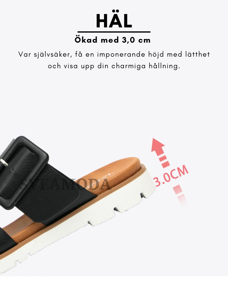 Drune | Lässige Absatzsandalen