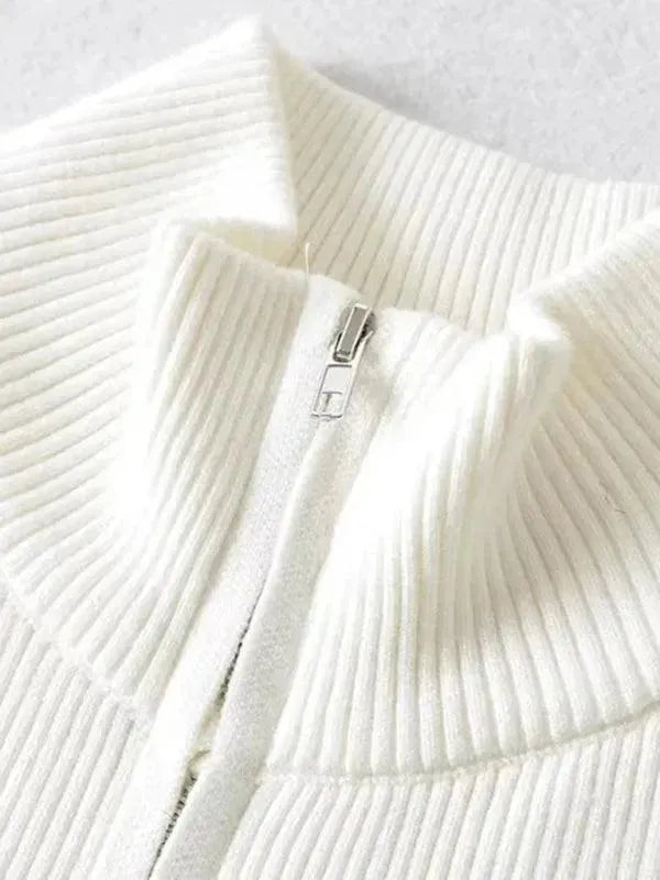 Drune | Gestreifter Strickjacke Pullover