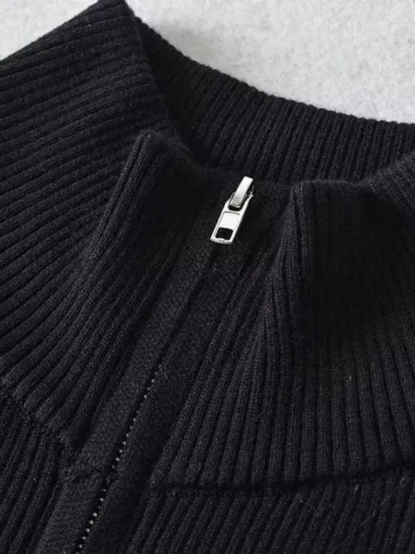 Drune | Gestreifter Strickjacke Pullover