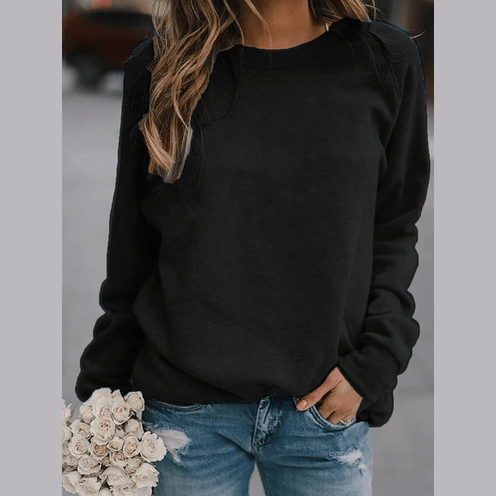 Drune | Bequemer Damen Sweatshirt Lässiger Pullover