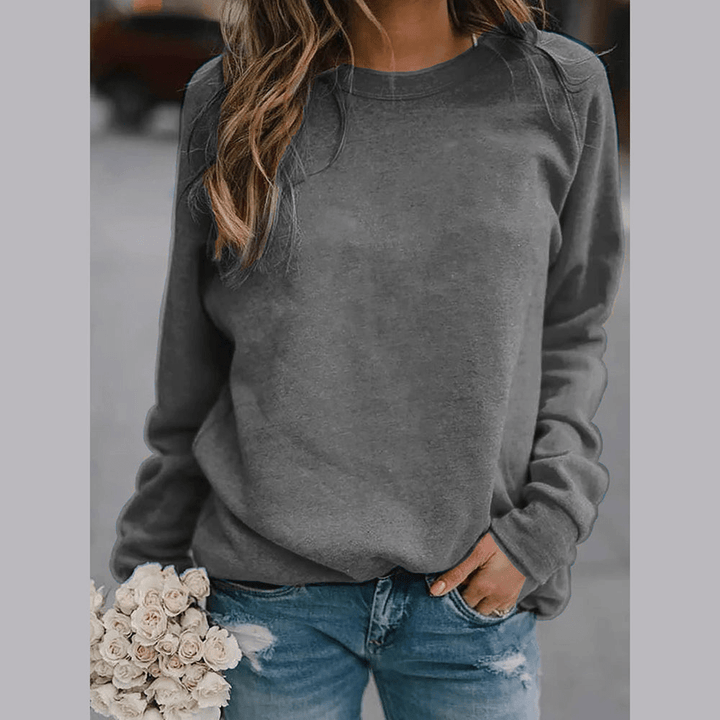 Drune | Bequemer Damen Sweatshirt Lässiger Pullover