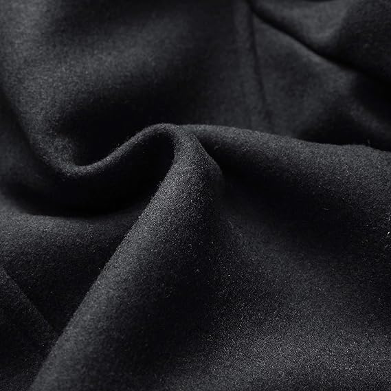 Drune | Langer Mantel Herren Schwarz