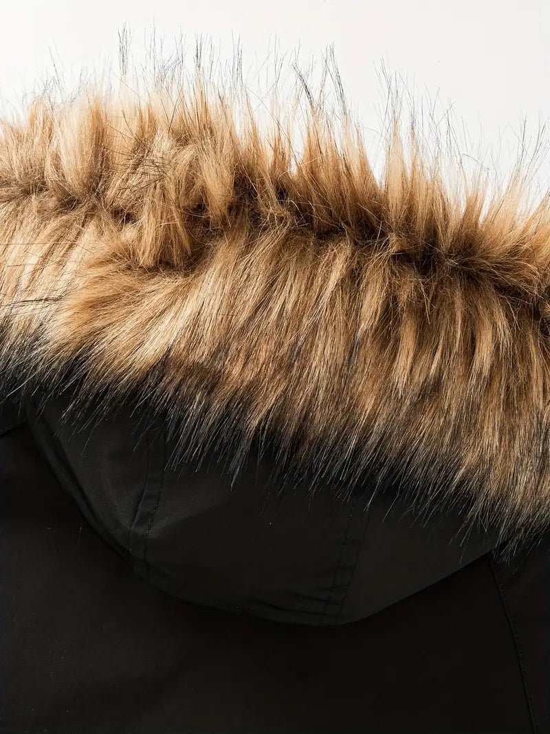 Drune | Wintermantel Herren Schwarz