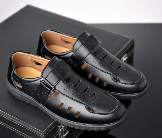 Herren Freizeitschuhe aus hohlem Leder Drune