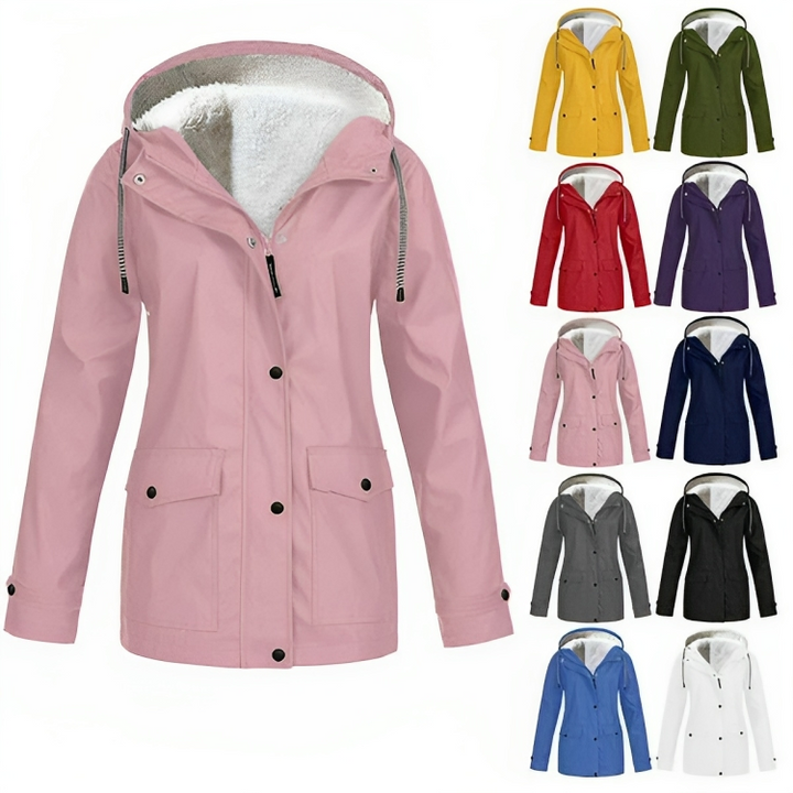 Drune | Warmer Fleece-Regenmantel