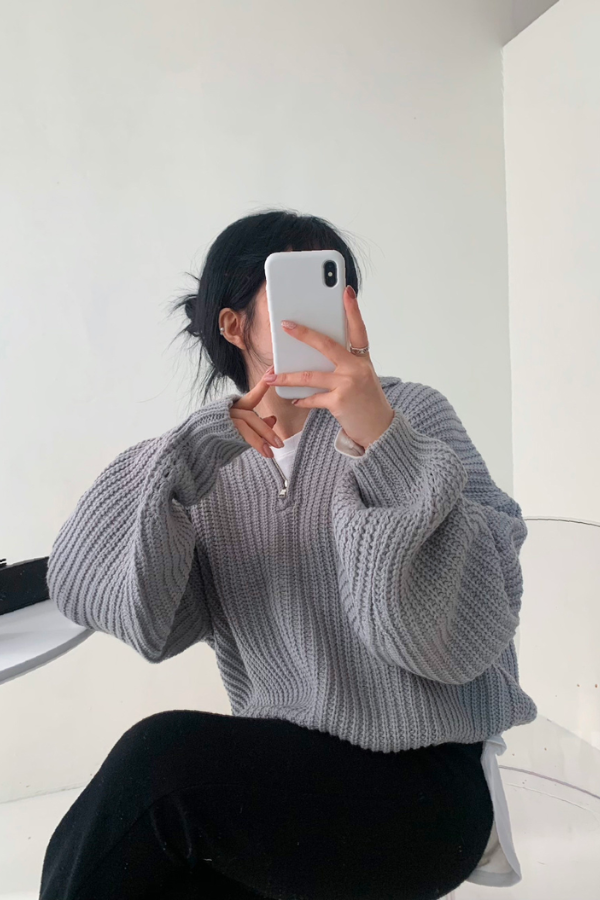 Drune - Winter Ritsen Pullover