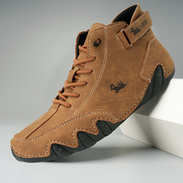 Drune Ultra-bequemer Rutschfester Barfußschuh aus Echtleder (Unisex)
