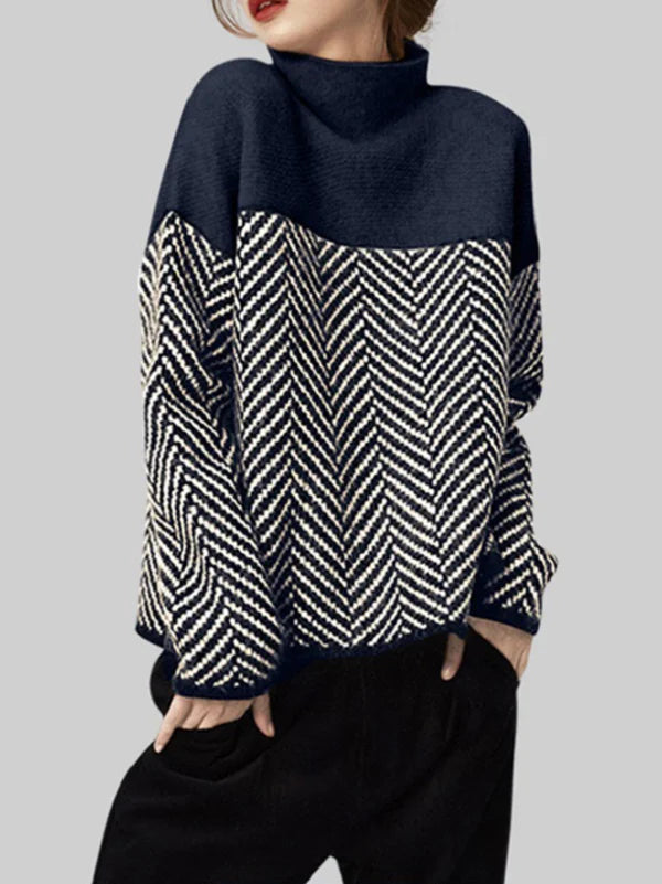 Drune – Stylischer Pullover mit hohem Kragen