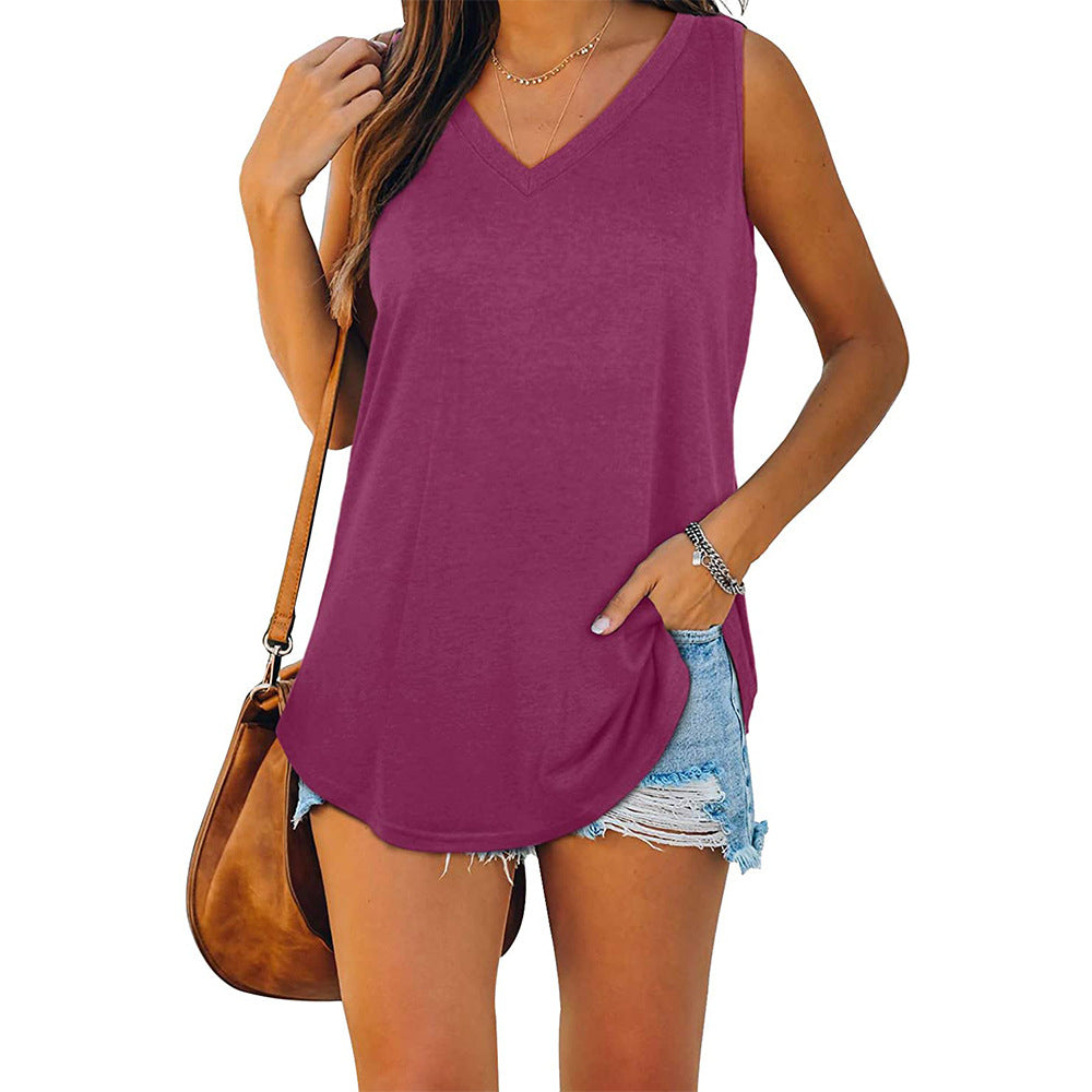 Drune Mckayla Jersey V-Ausschnitt Tank-Top