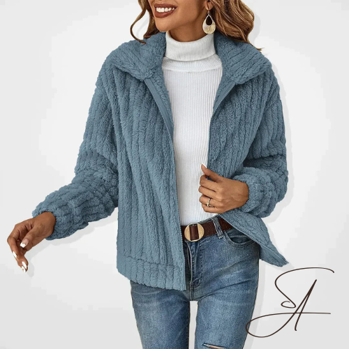 Drune | Plüschiger, stilvoller Herbst-Cardigan