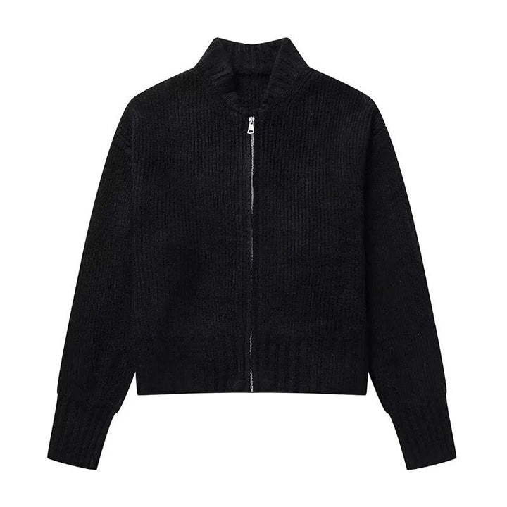 Drune Strickjacke mit Reißverschluss