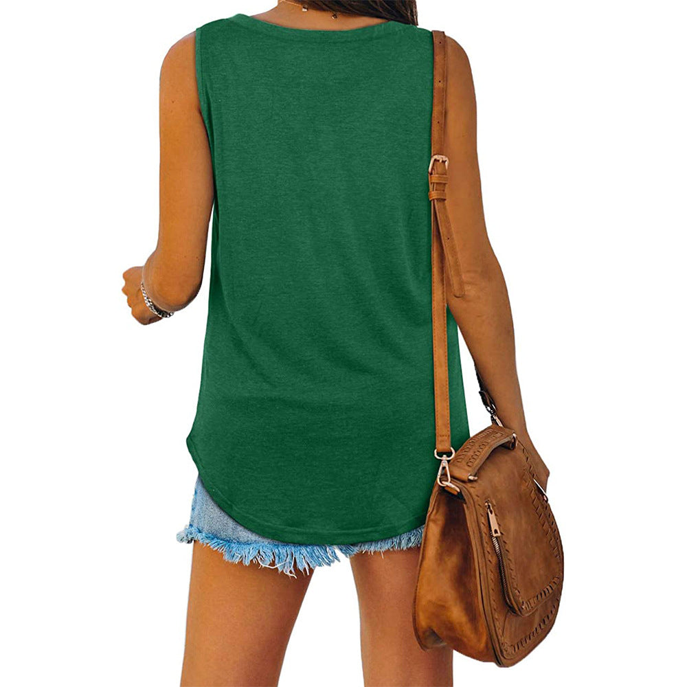Drune Mckayla Jersey V-Ausschnitt Tank-Top