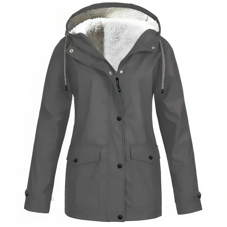 Drune | Warmer Fleece-Regenmantel