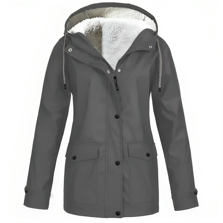 Drune | Warmer Fleece-Regenmantel