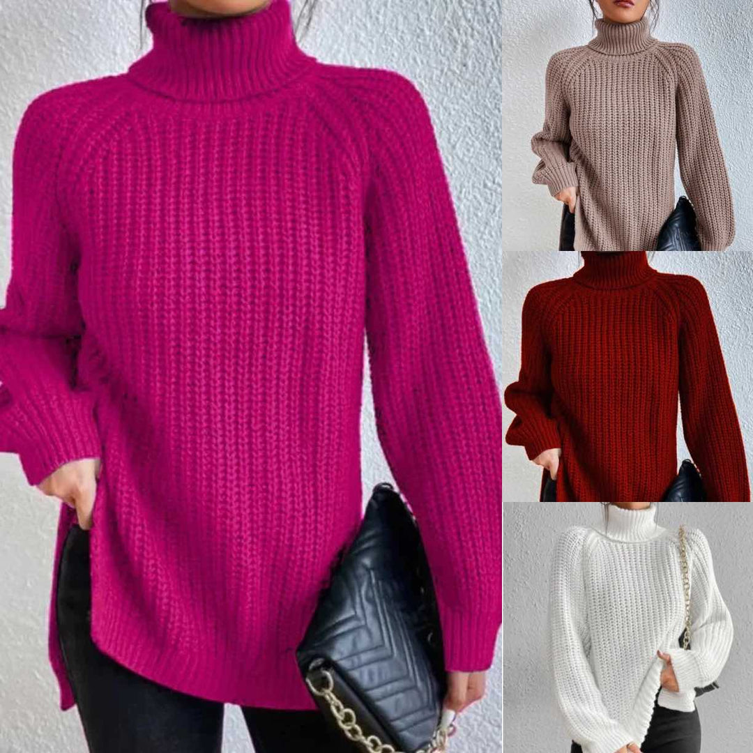 Drune - Gemütlicher Strick-Rollkragenpullover