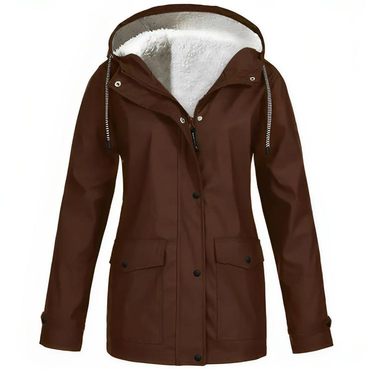 Drune | Warmer Fleece-Regenmantel