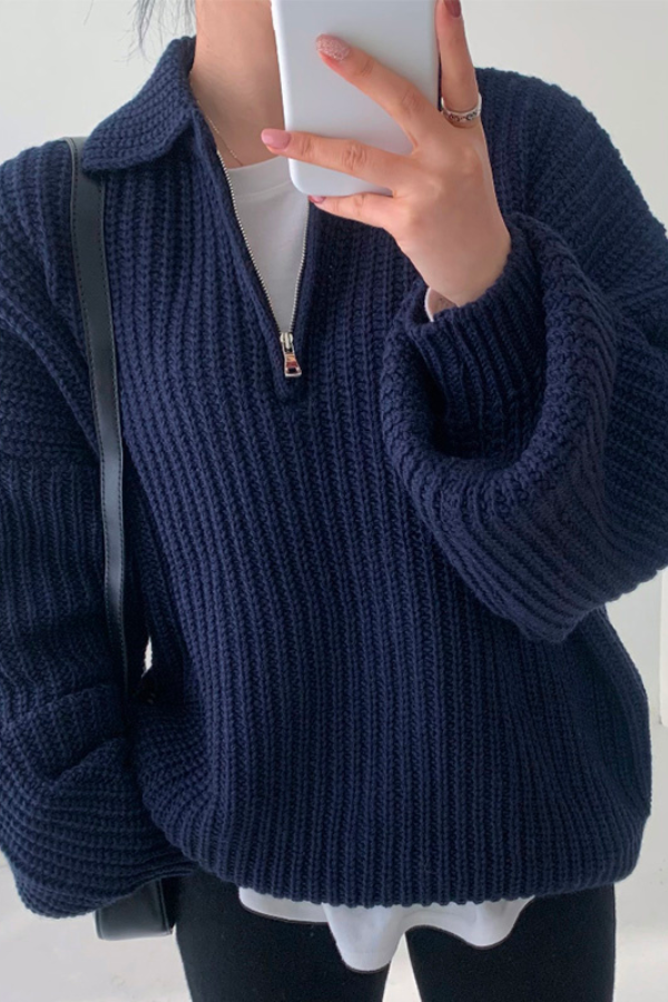 Drune - Winter Ritsen Pullover