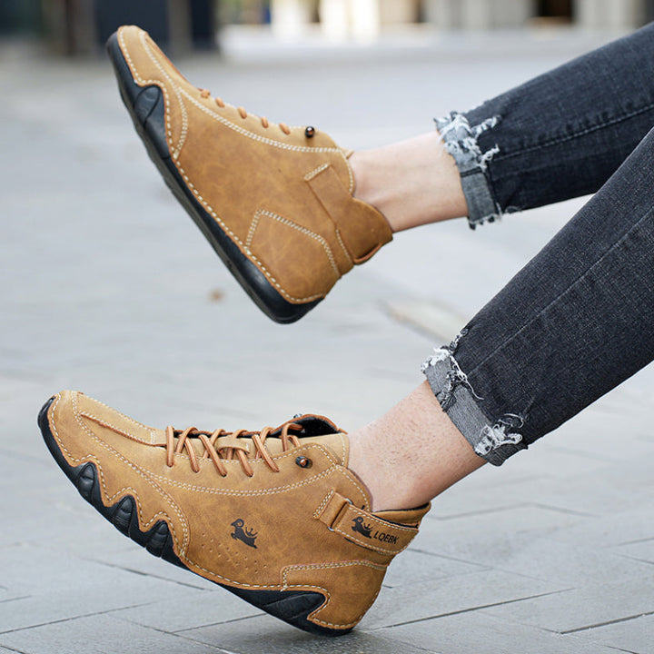 Drune Ultra-bequemer Rutschfester Barfußschuh aus Echtleder (Unisex)