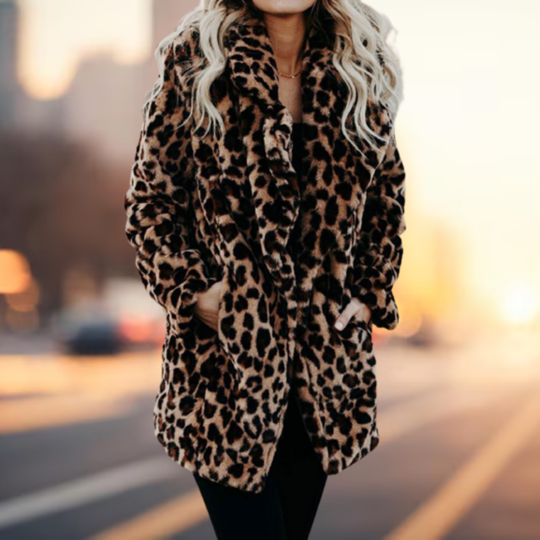 Drune - Die beste kuschelige Eleganz Winter Plüsch Pelz Jacke