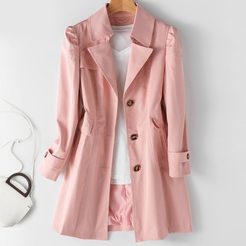 Rosa modische jacke