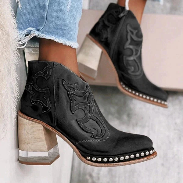 Drune palmer Norwich Bestickte Lederstiefel