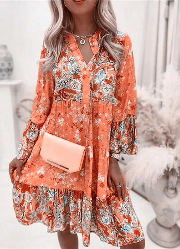 Drune | Florales Kleid - Strahlend im Sommer