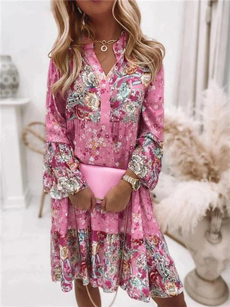 Drune | Florales Kleid - Strahlend im Sommer