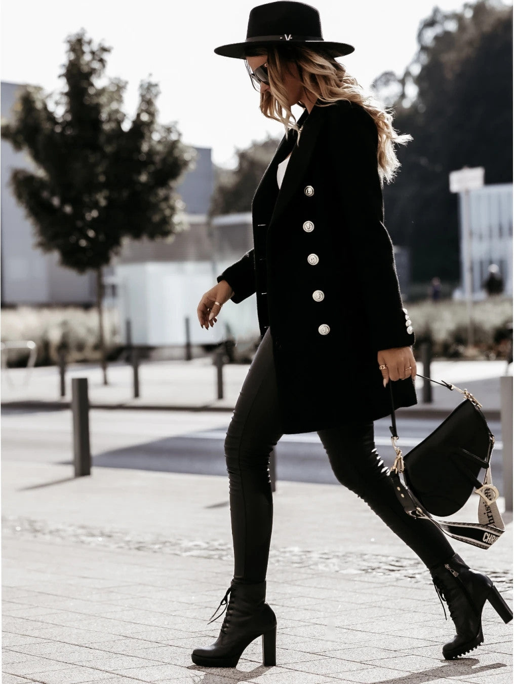 Drune Solide Farbe Mantel Jacke