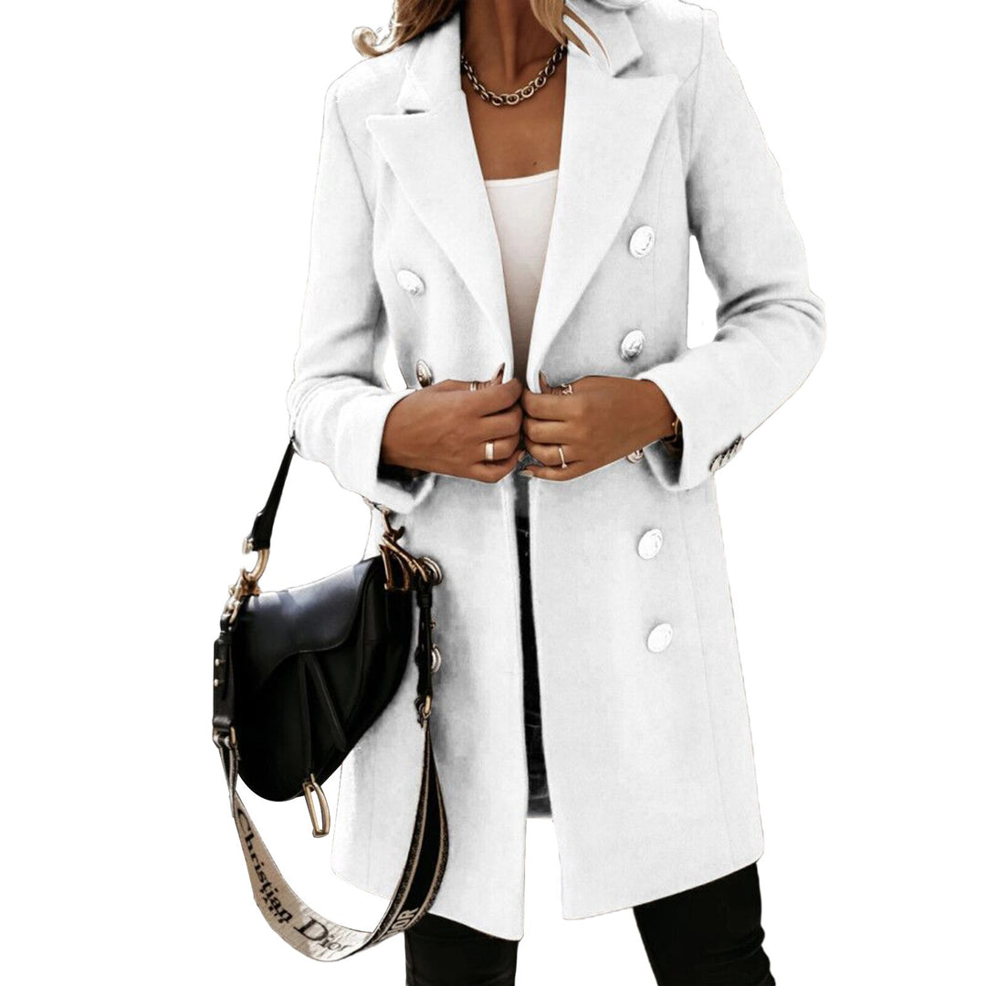 Drune Solide Farbe Mantel Jacke