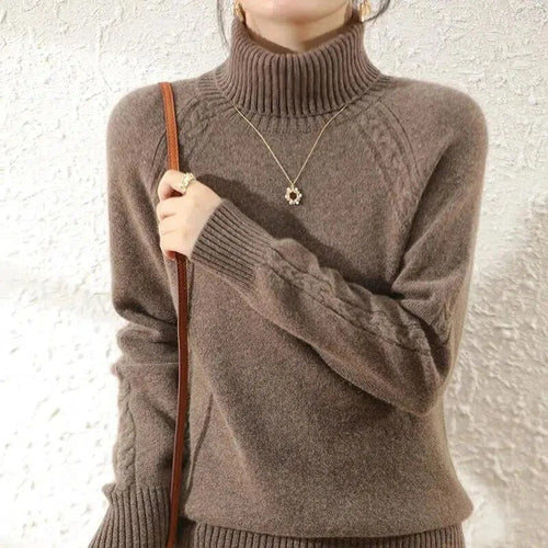 Drune – Eleganter Rollkragenpullover für Damen