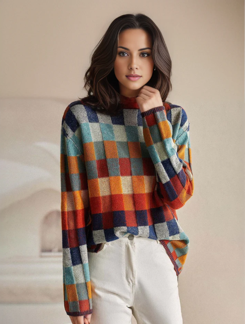 Drune Bunter und warmer pullover