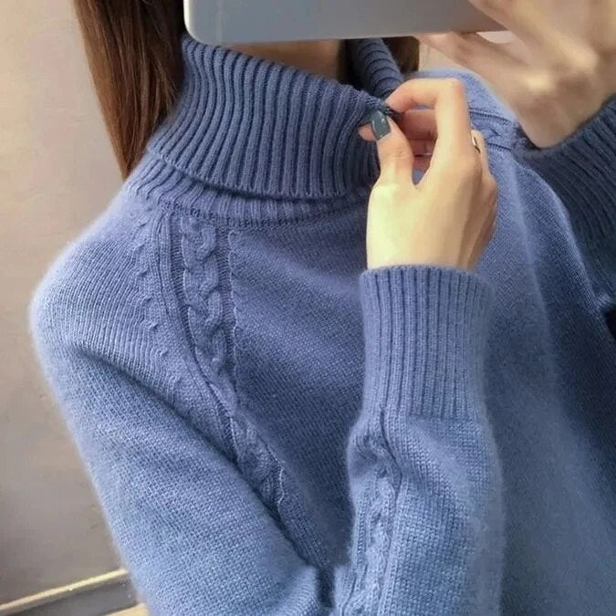 Drune – Eleganter Rollkragenpullover für Damen