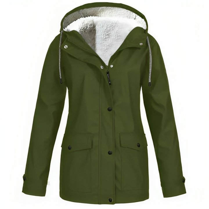 Drune | Warmer Fleece-Regenmantel