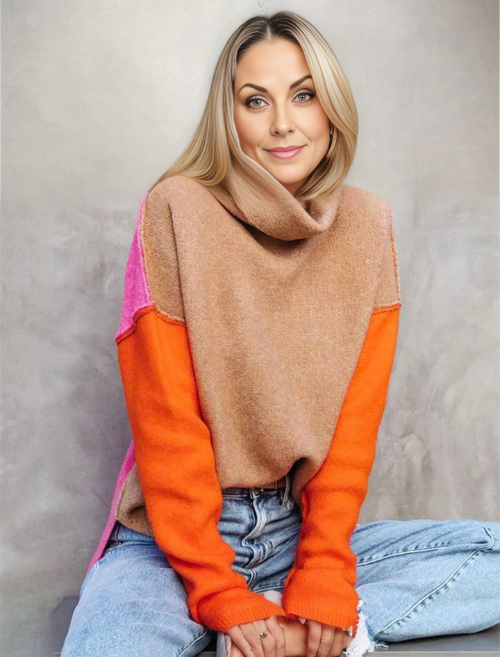 Drune – Farbblockpullover im Wintertrend