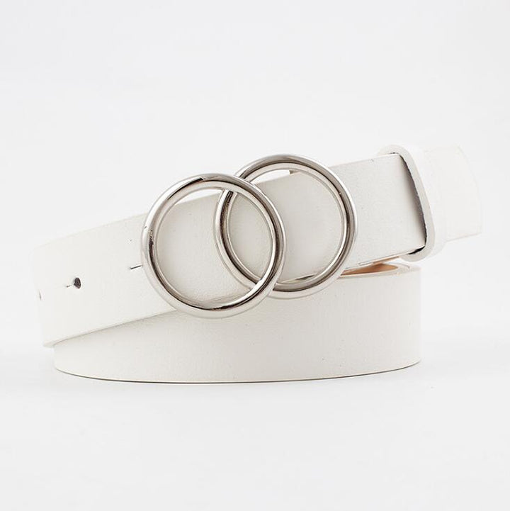 Beltona - Damen-Ledergürtel mit O-Ring-Schnalle - FashionWOLF